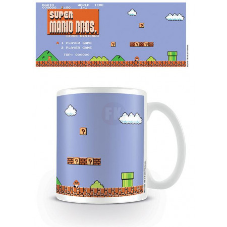 Super Mario Bros. Mug Retro Title